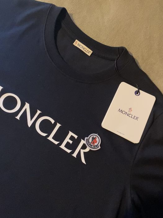 Navy Blue Moncler tshirt