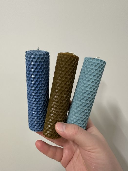 Вощинні свічки бджолиний віск