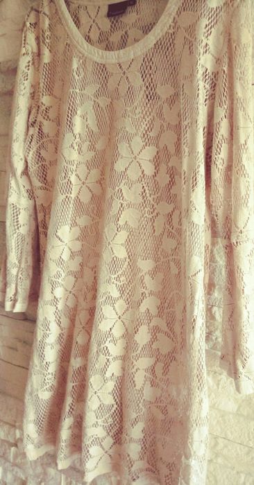 Tunika sukienka ażurowa XL