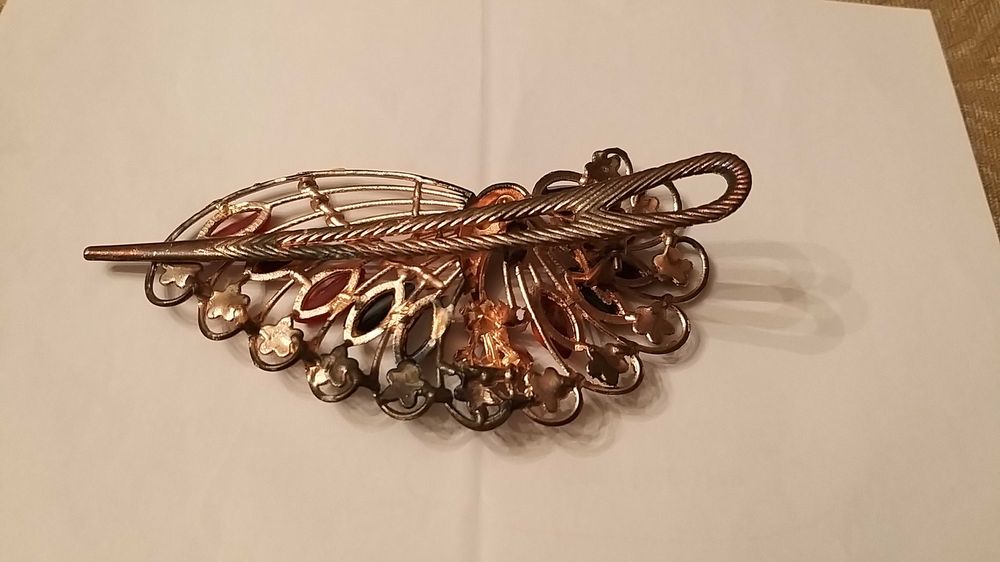 grampo de cabelo como novo