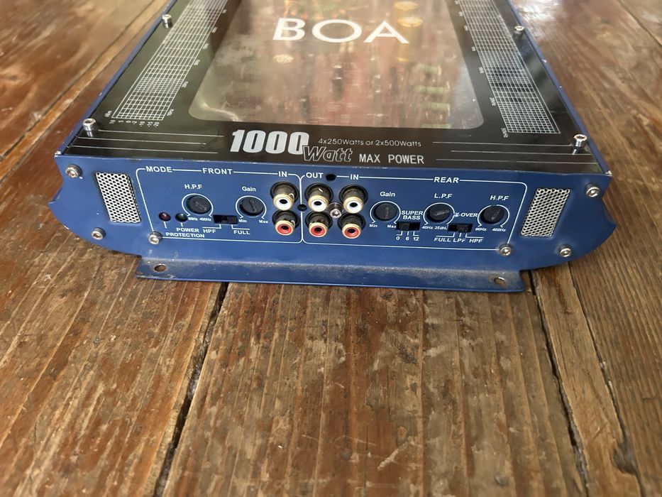 Автомобільний підсилювач BOA MF-80 4-канальний, 1000W Max