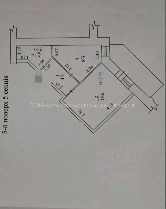 Новострой 1 ккв 36м2.ст.м.Салтовская 15 мин пешком.Кирп. дом. Газ. Готовы к быстрой сделке!. D15
