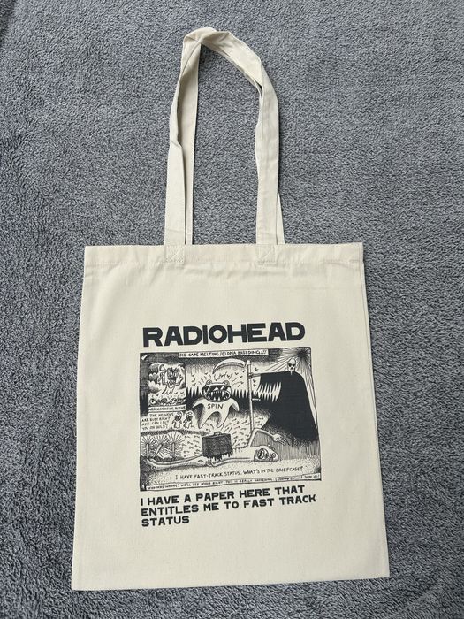 Torba ekologiczna tote bag shopper Radiohead - nowa, gruba
