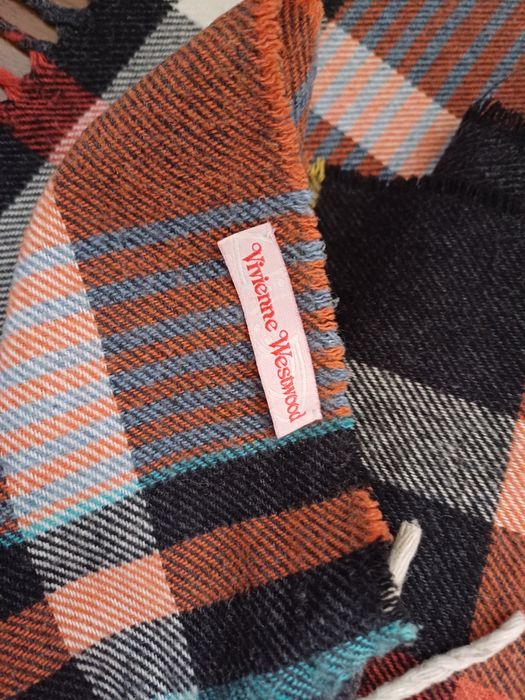 Палантин шарф оригинал Vivienne Westwood 174×76см