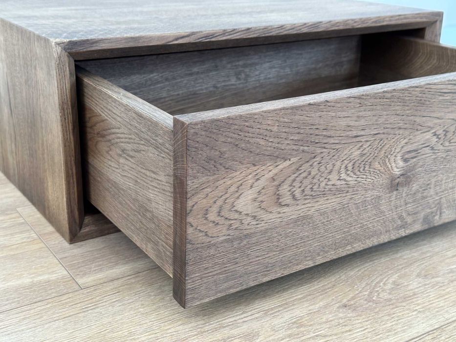 Szafka nocna wisząca dąb |okazja, uszkodzona, outlet, przecena 870 zł!