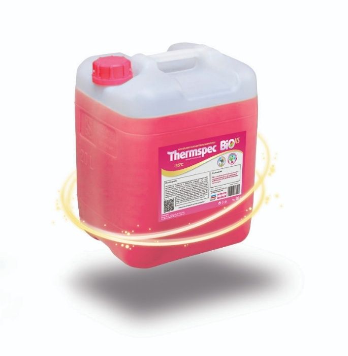 Płyn solarny -35ºC do kolektorów słonecznych próżniowych glikol różowy
