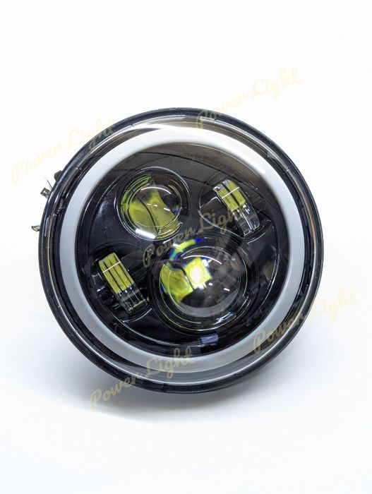 Кругла світлодіодна LED фара 7дюймів КАМАЗ ВАЗ Toyota FJ ГАЗ УАЗ мото