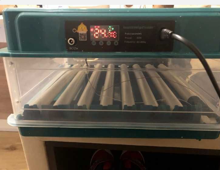 Автоматичний інкубатор 220/12В на 48 яєць Инкубатор пластиковий