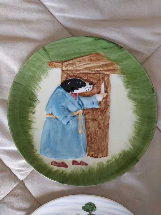 Pratos "The Wind in the Willows" Crown Staffordshi