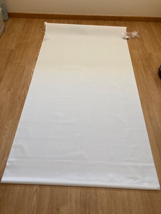 Cortinado Rolo Branco