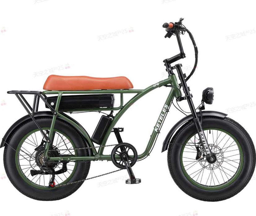 Bicicleta eletrica 1000 / 2000w 48v dois lugares travões disco