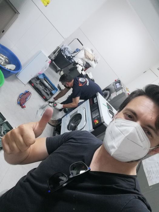 Máquina de lavar roupa industrial 20kg self service