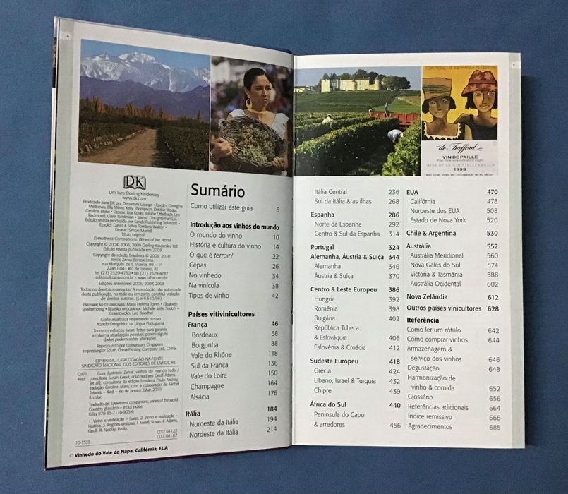 Livro Vinhos do Mundo 4 edição