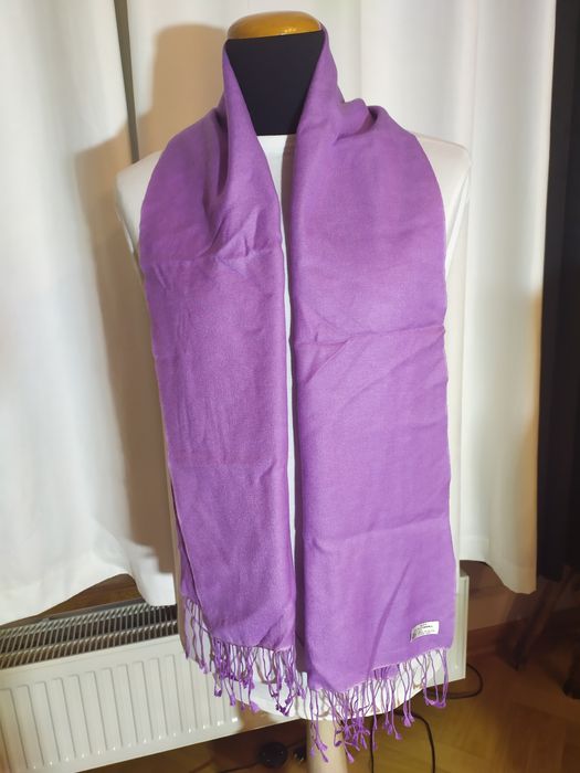 Szal kaszmir z jedwabiem