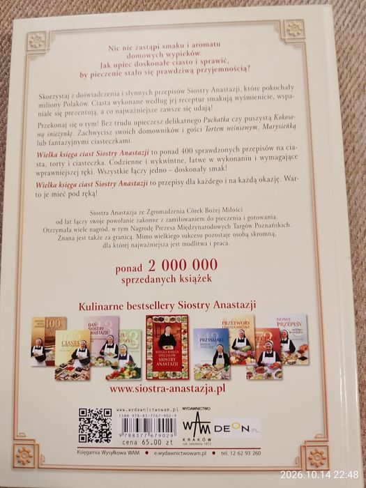 Wielką księga ciast Siostry Anastazji