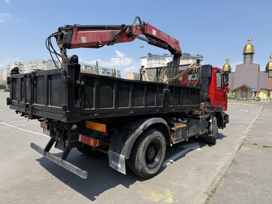 Продам самоскид з кран маніпулятором MAN F2000