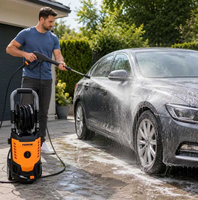 Мийка високого тиску FERRUM FRCW-135B 135 бар 1850 Вт для авто
