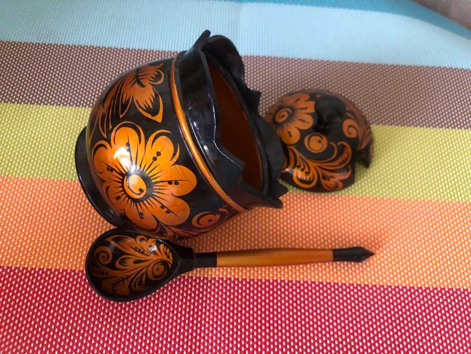 бочонок для кухні Петриківський роспис