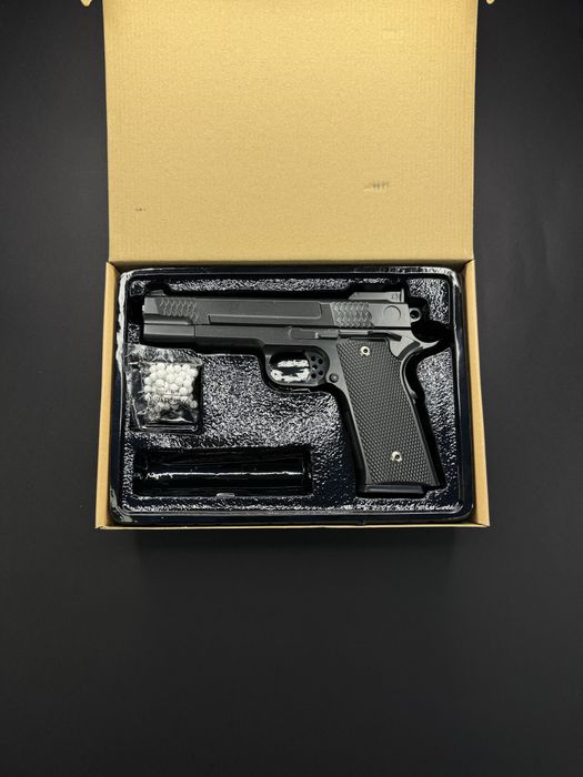 Іграшковий металевий пістолет Browning G20 Galaxy 6 мм пружинний