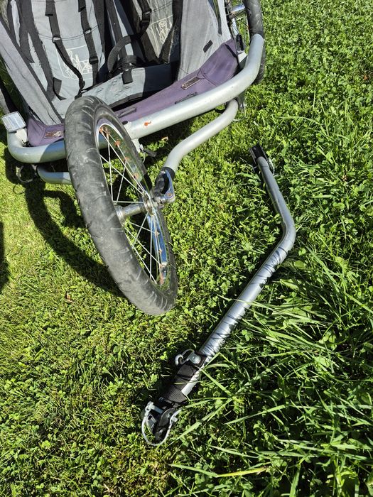 Riksza Croozer 2 osobowa przyczepka rowerowa jogger