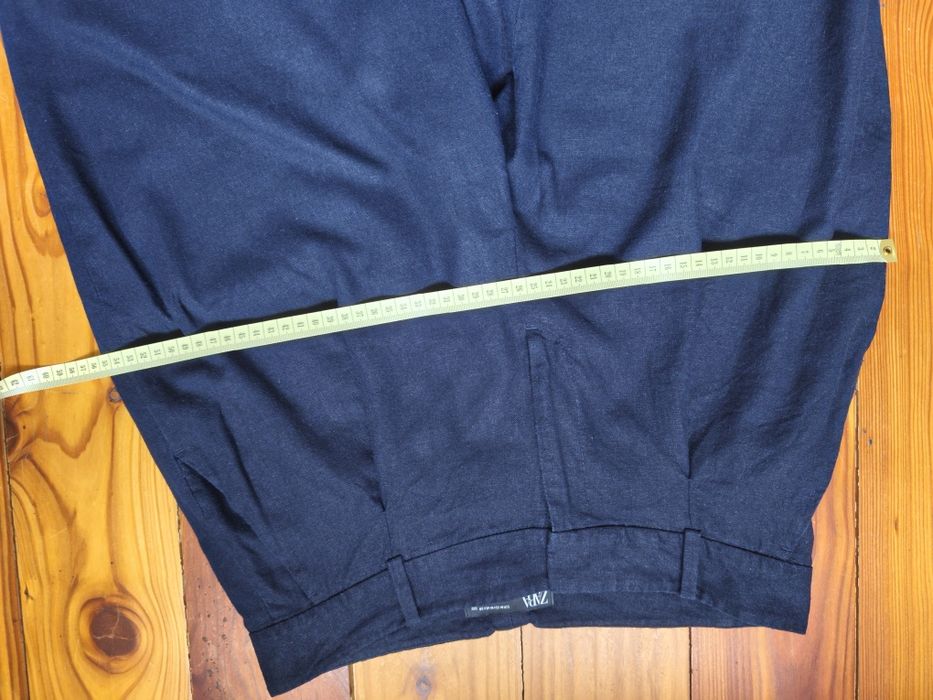 Spodnie lniane Zara 38