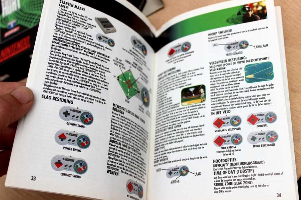 Baseball Frank Thomas Big Hurt SNES PAL