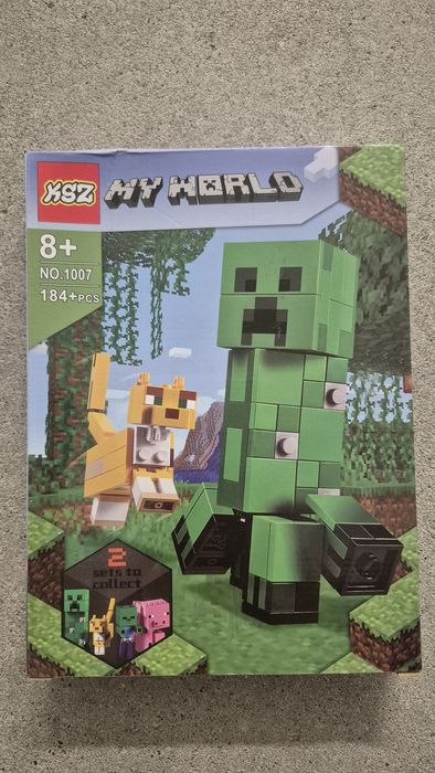 Zestaw klocków Creeper Minecraft