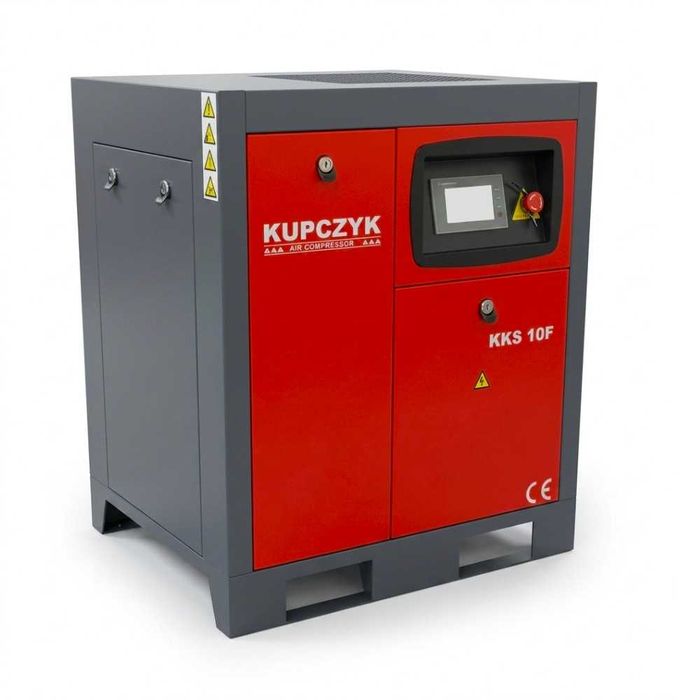 Kompresor śrubowy 7,5 kw  KKS 10 F 360-950 l/min Kupczyk