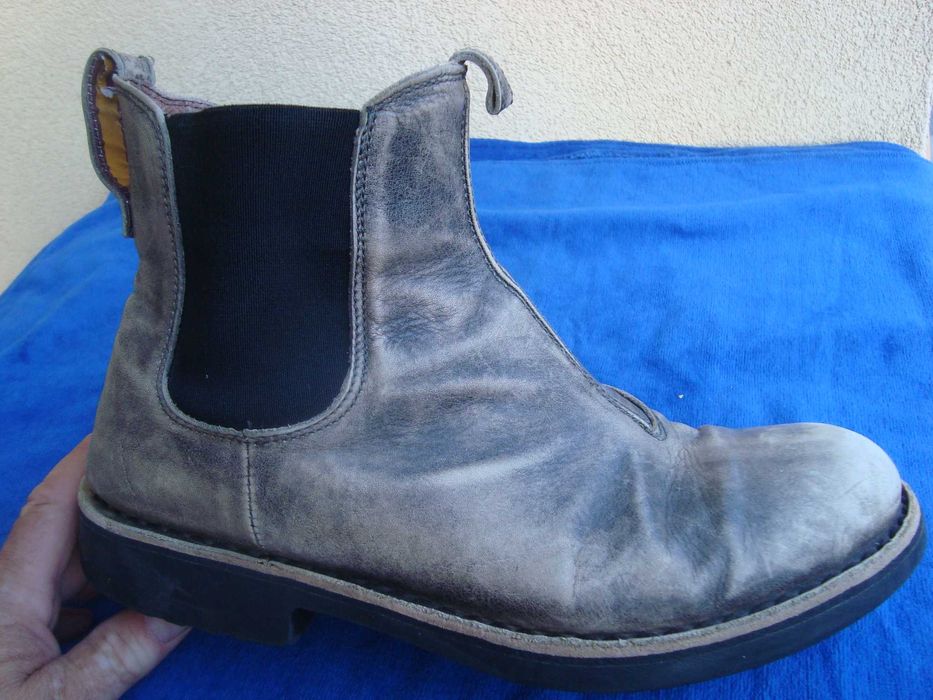 kozaki Tommy Hiflinger 42 -Styl retro Skóra Super