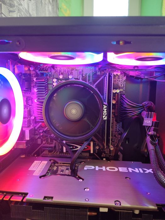 RYZEN5 2600 gtx1070 ゲーミングPC Компьютер TECHNO RYZEN 5-2600 Gaming / GTX 1070, 8 Gb/ DDR4