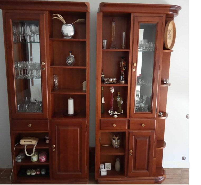 Solid Cherry Wood Corner Cabinet64297595696002121