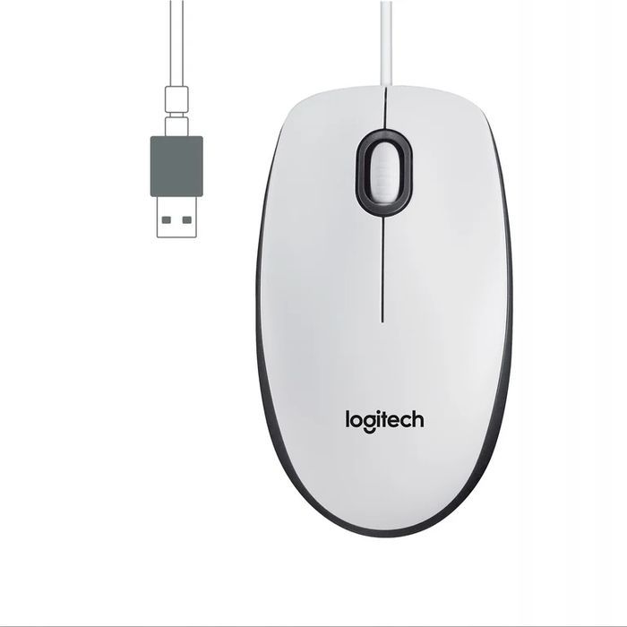 outlet logitech m100 wired usb mouse, 3-buttons,1000 dpi