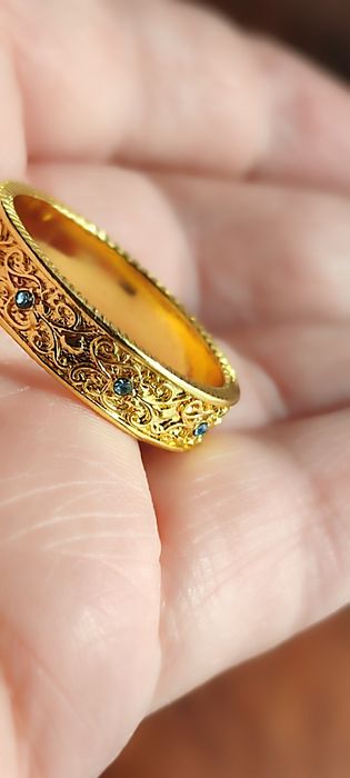 Pierścionek unisex  22 mm średnicy