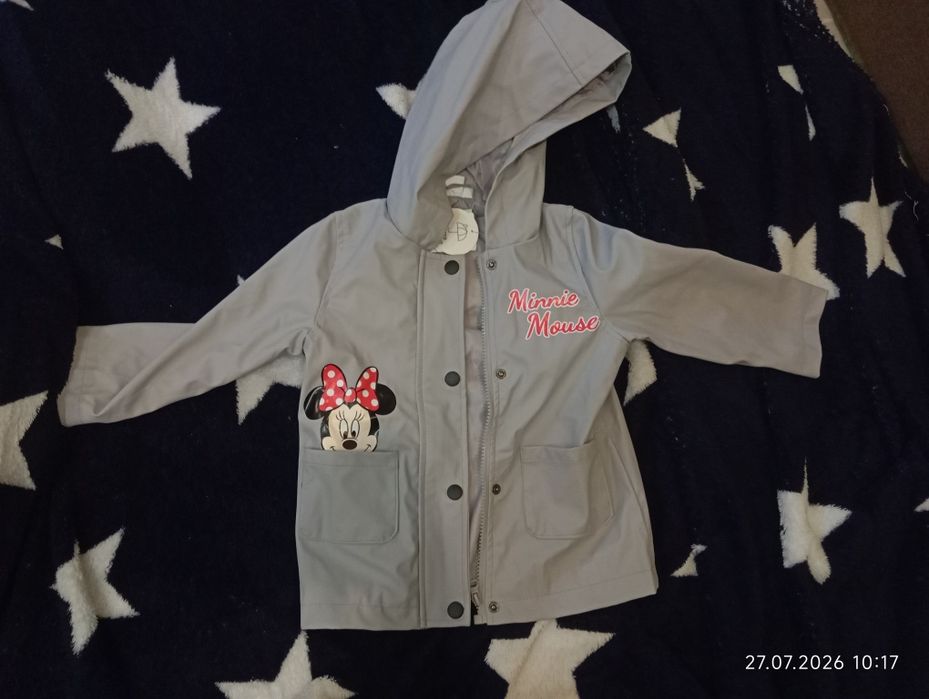 Новый дождевик / ветровка Pepco Disney Minnie Mouse (из Европы), р. 92