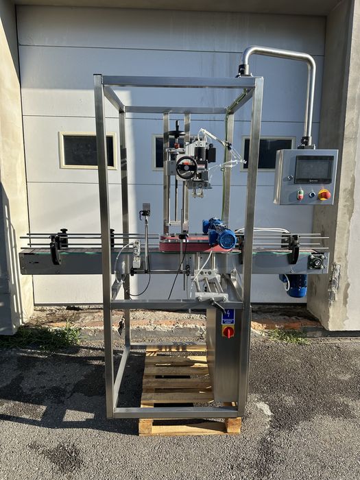 Zakręcarka 4 Rolkowa / Zakrętarka Nalewarka Etykieciarka