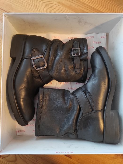 Kozaki skórzane Guess rozmiar 35