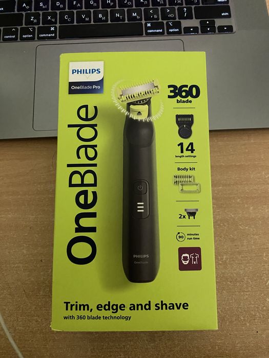 Philips oneblade pro 360 електробритва тример