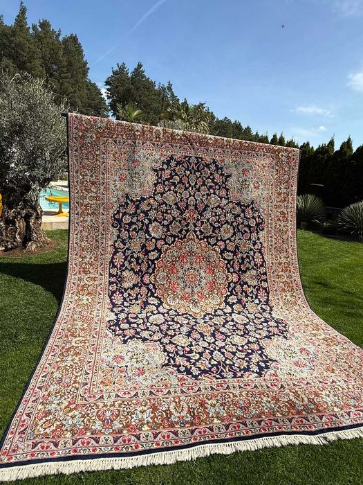 Kaszmirowy dywan perski Iran KIRMAN KERMAN 430x300 galeria 42 tys