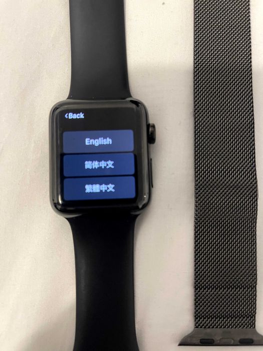 iwatch serie 3 42mm gps+cellular black + LOOPS