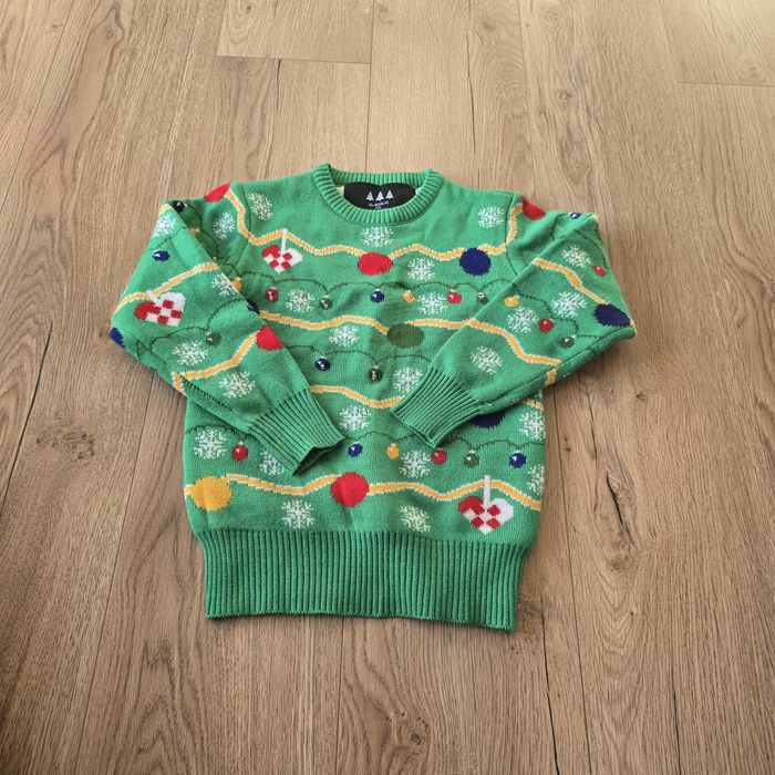 Sweter świąteczny hm 110 116 święta sesja zimowy unisex