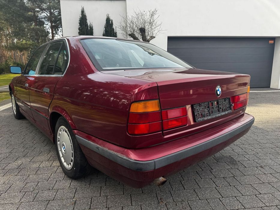 BMW Seria 5 BMW E34 520i Calypsorot jeden właściciel prosta z Niemiec