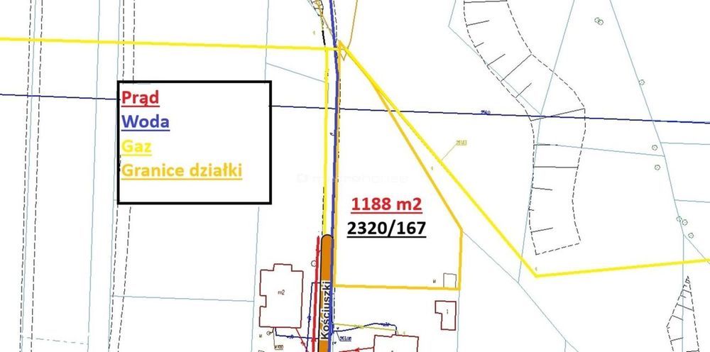 Działka 1188 m² / tylko 4 km od A1!