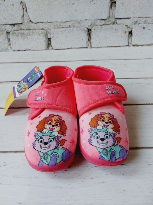 Kapcie dziecięce dziewczęce na rzep do przedszkola 29-30 19 cm nowe