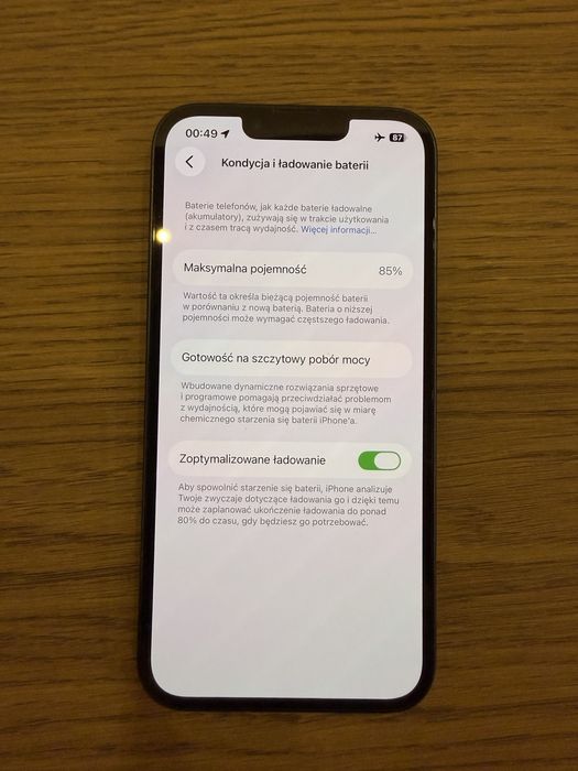 Iphone 14 85% midnight