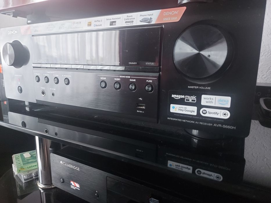Denon AVR S660H. Kino domowe i stereo amplituner Denon avr s660h