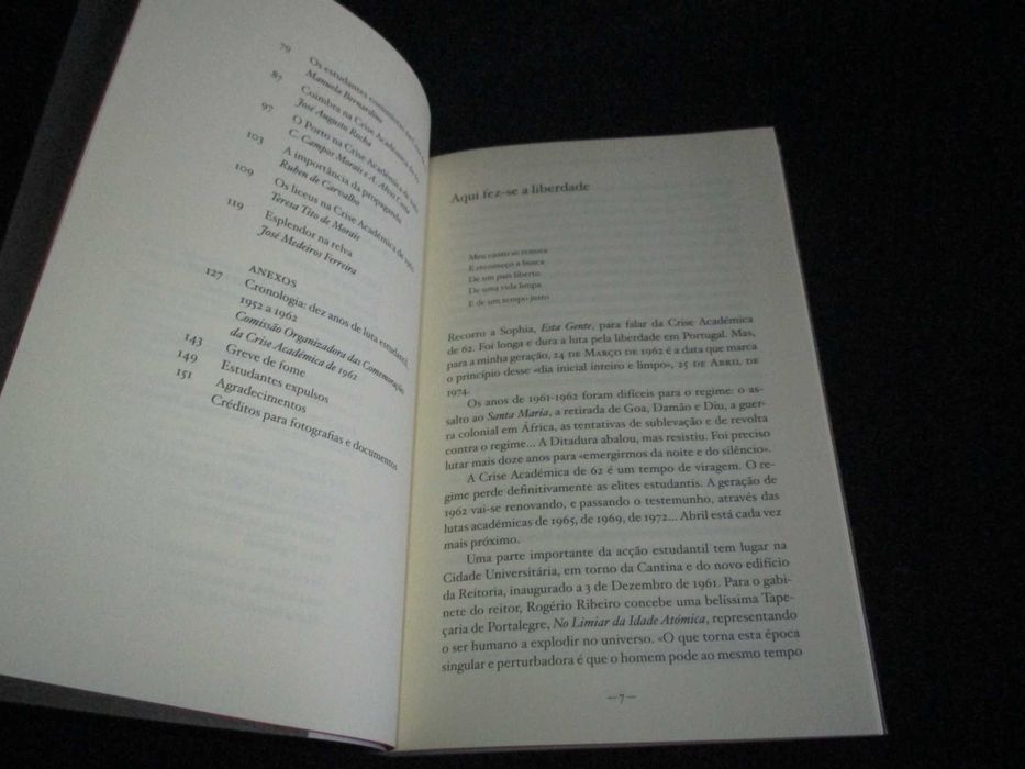 Livro 100 Dias que Abalaram o Regime ​A Crise Académica de 1962