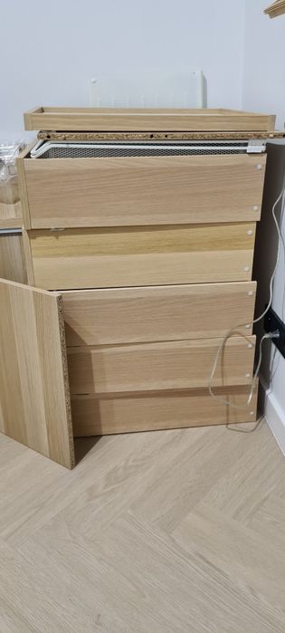 IKEA 5 szuflad do szafy wraz z półkami