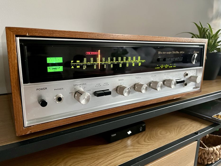Amplituner wzmacniacz vintage Sansui 5000a + streamer Taga TWA-10B