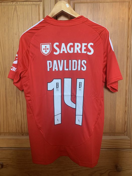 Camisola Principal Benfica Pavlidis 2024/25