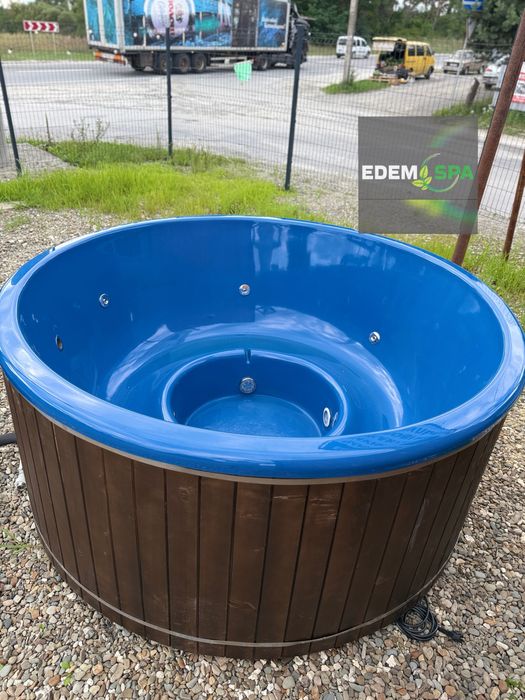 Спа купіль з джакузі! Чан на дровах! Вуличне джакузі! Виробництво